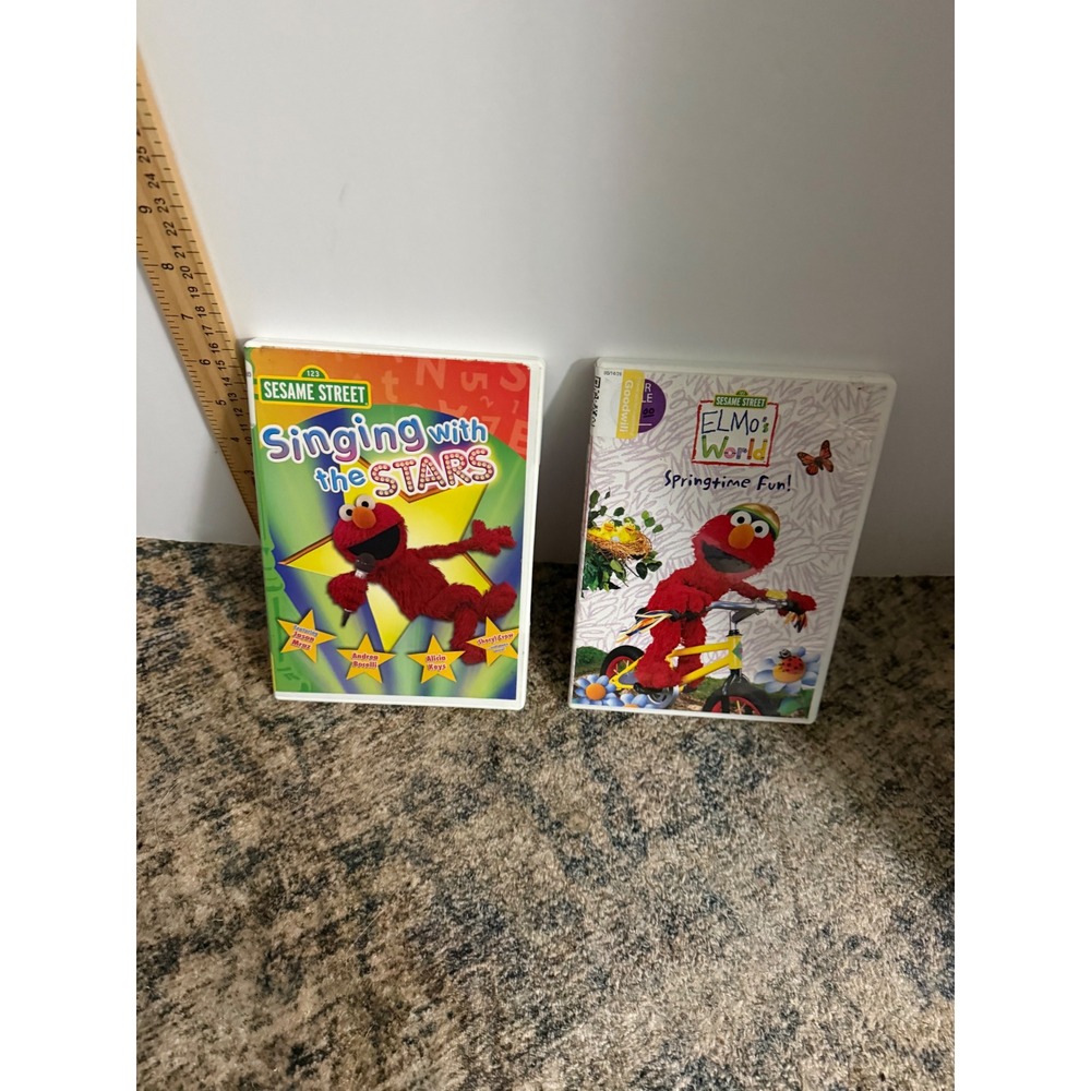 Kids Sesame Street Elmo DVD Bundle 2-Pack Multicolor